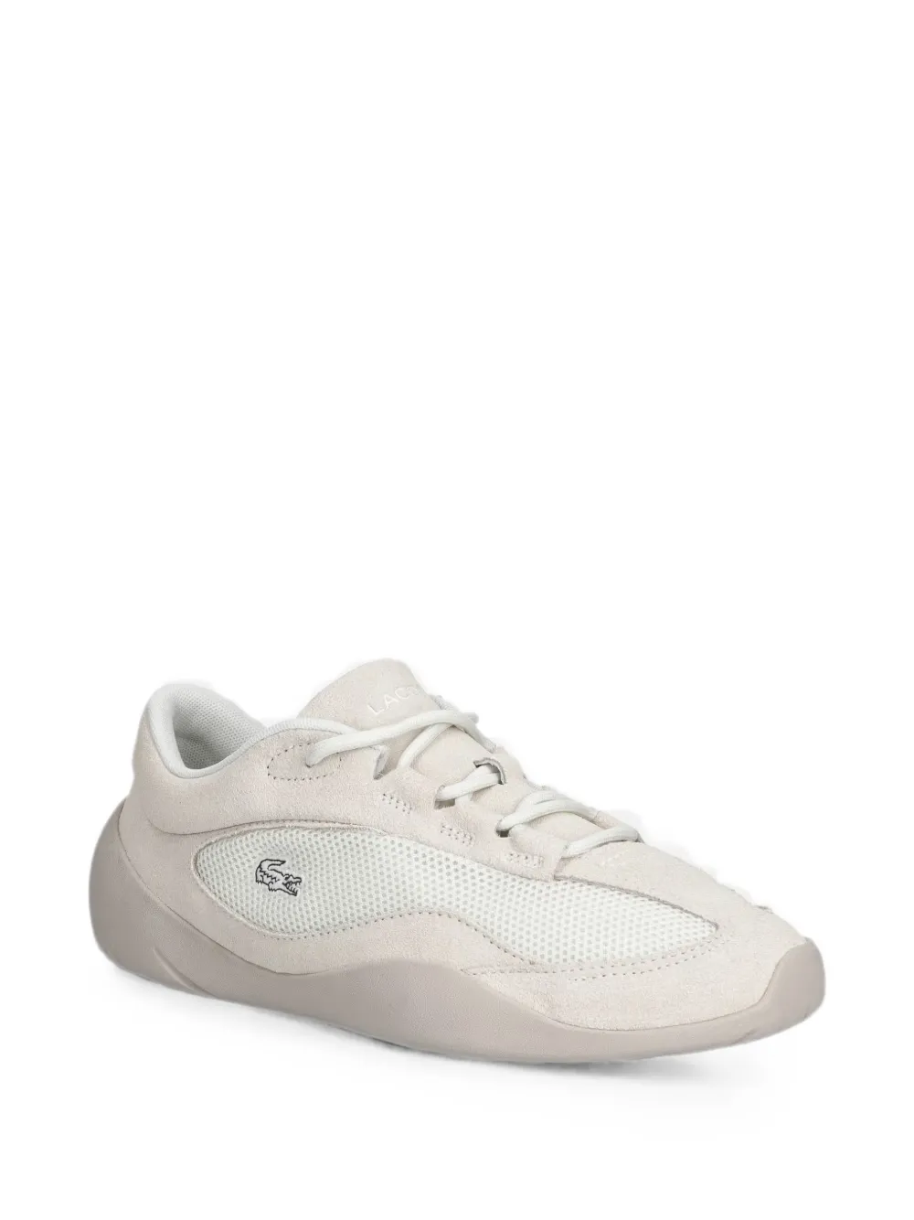 Lacoste Net Low logo-patch sneakers Beige