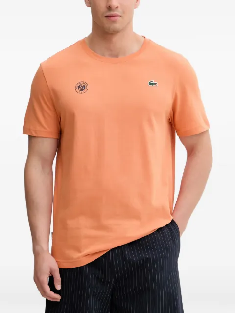 Lacoste Roland-Garros logo-patch T-shirt