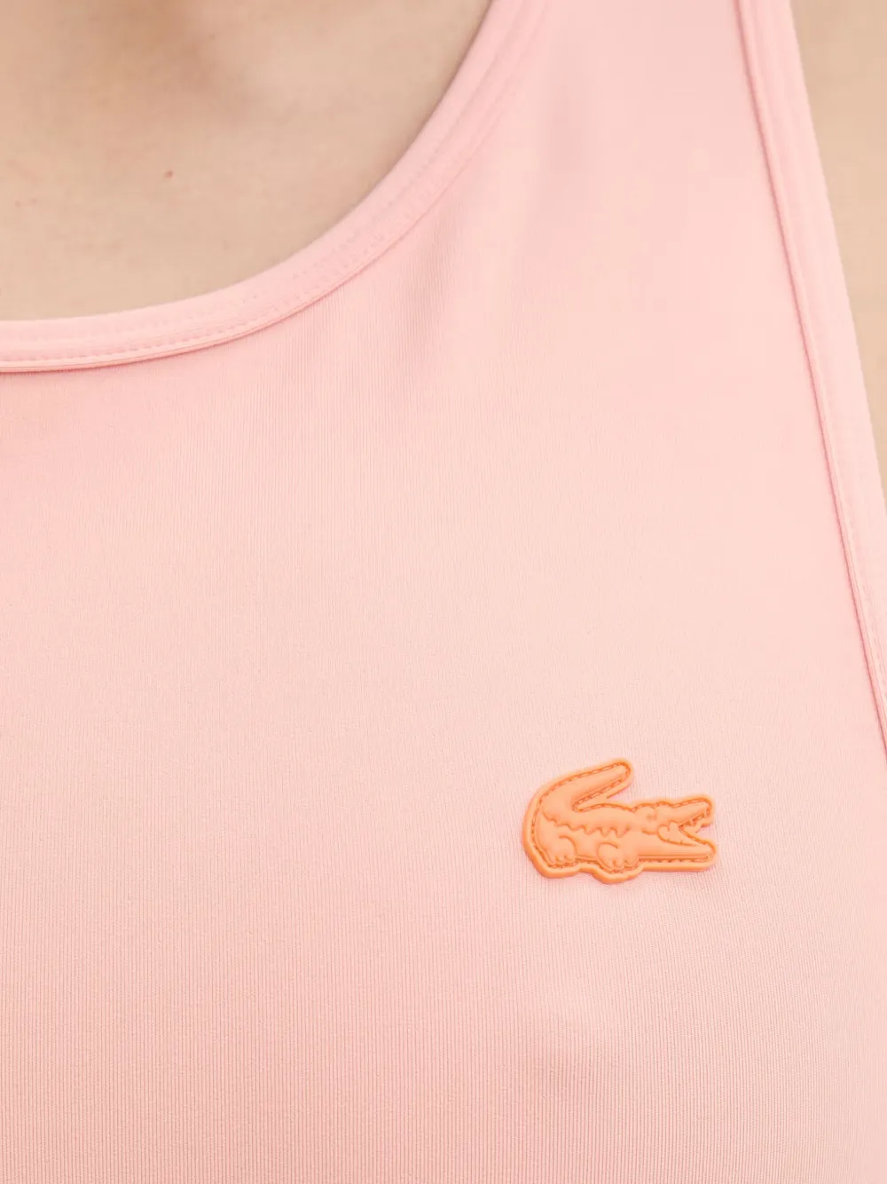 Lacoste Mini-jurk met logopatch Roze