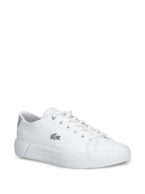 Lacoste Kids logo-patch low-top sneakers