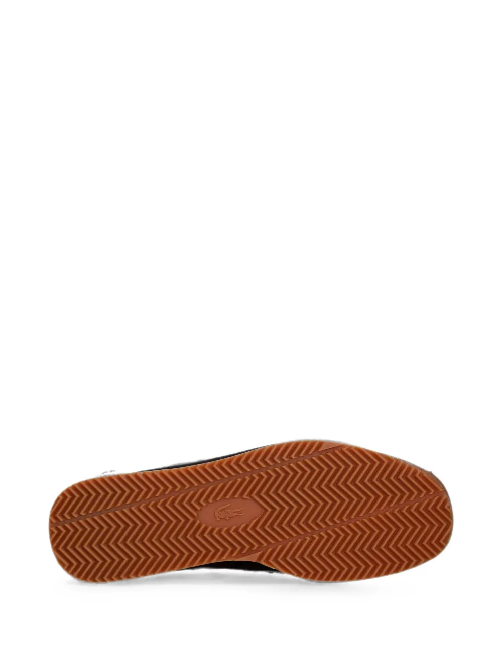 Lacoste suede logo-patch sneakers Bruin