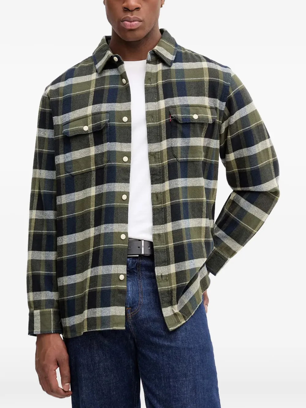 Levi's check-print pocket-detail shirt · XL