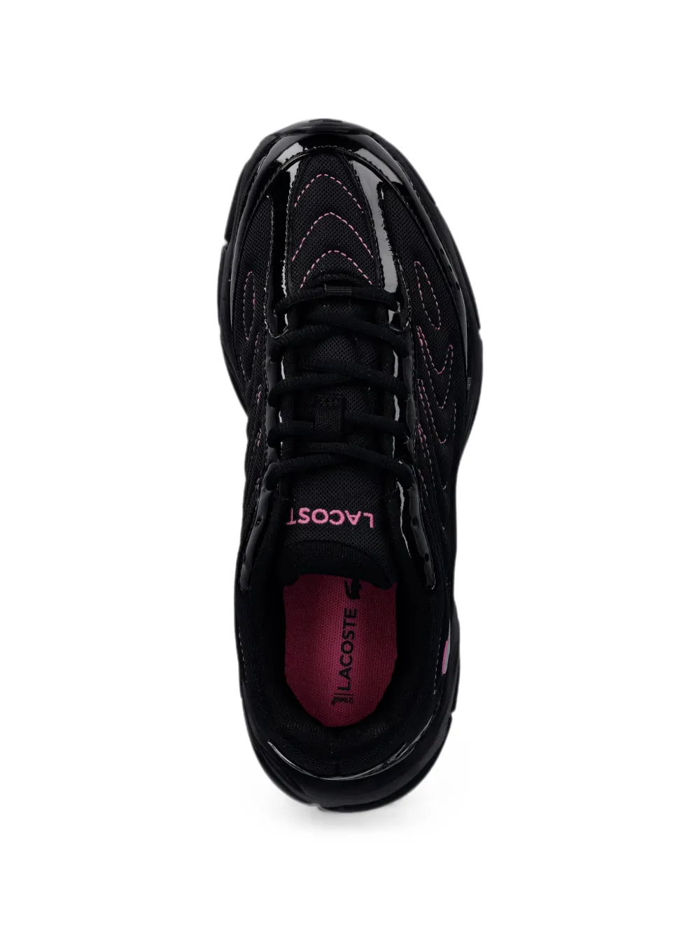 Lacoste STORM 96 2K contrast-stitched sneakers Zwart