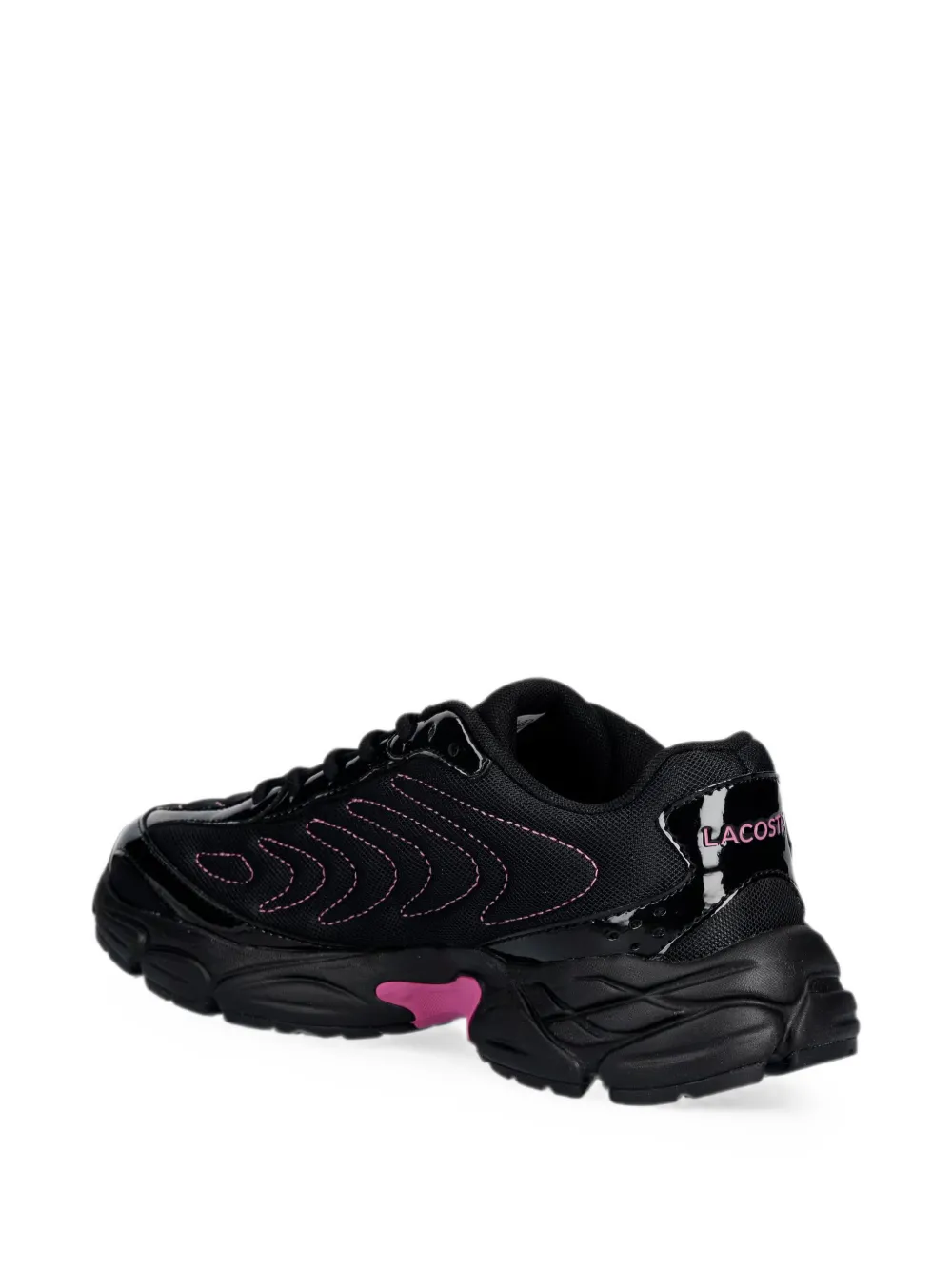 Lacoste STORM 96 2K contrast-stitched sneakers Zwart