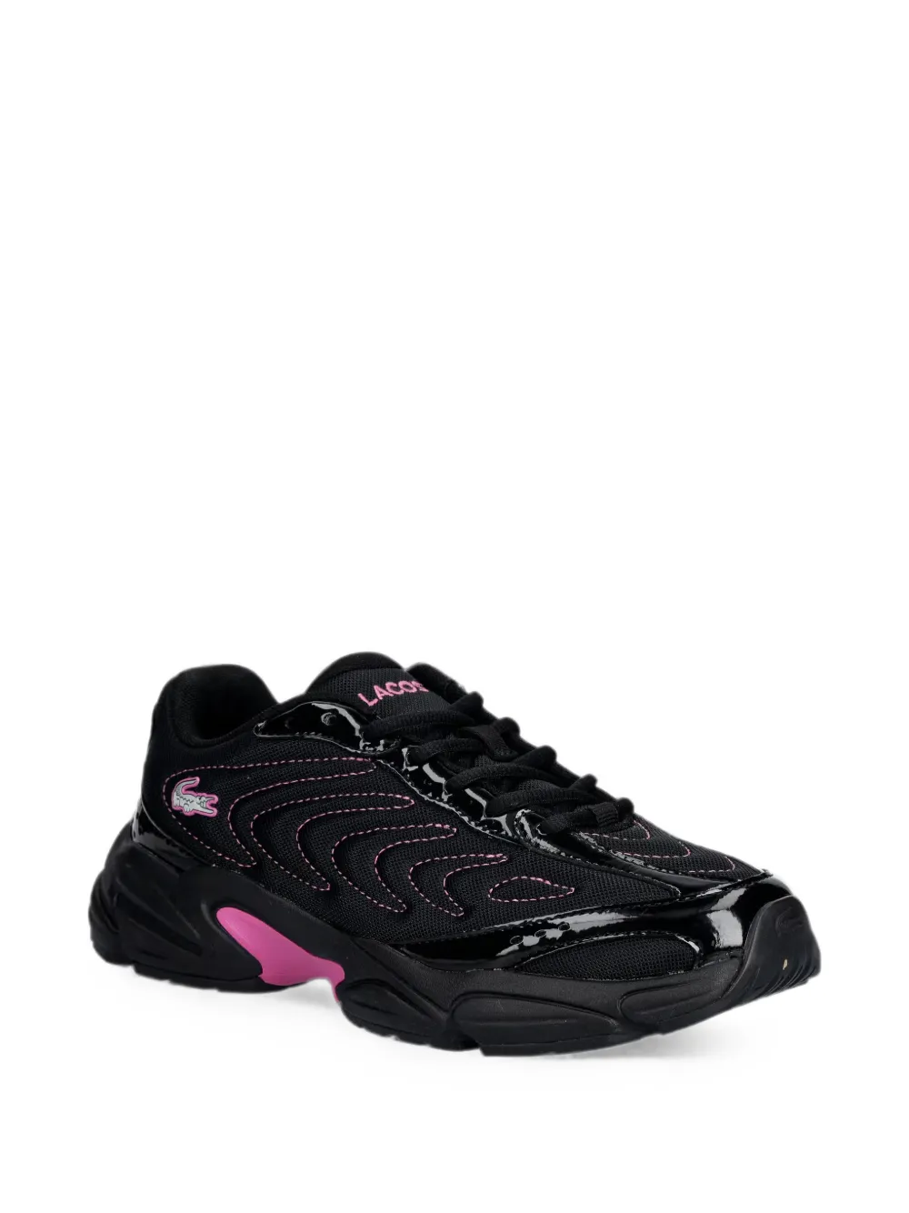 Lacoste STORM 96 2K contrast-stitched sneakers Zwart