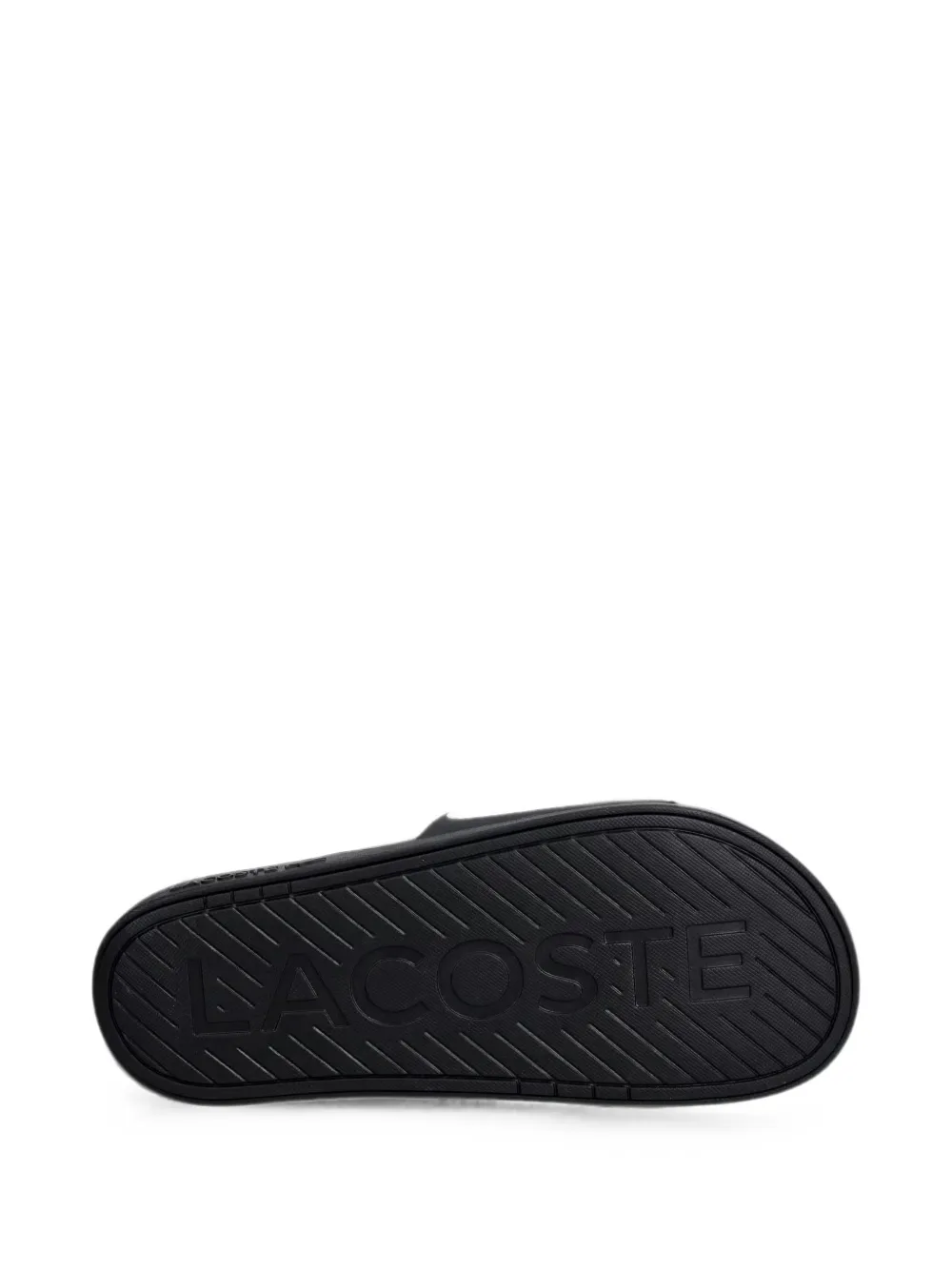 Lacoste Serve Dual logo-appliqué slides Wit