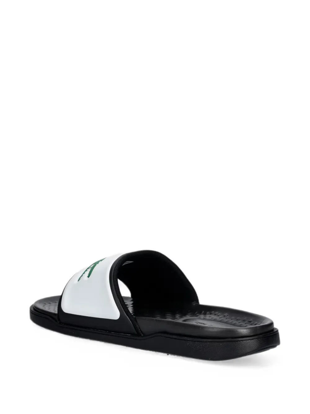 Lacoste Serve Dual logo-appliqué slides Wit