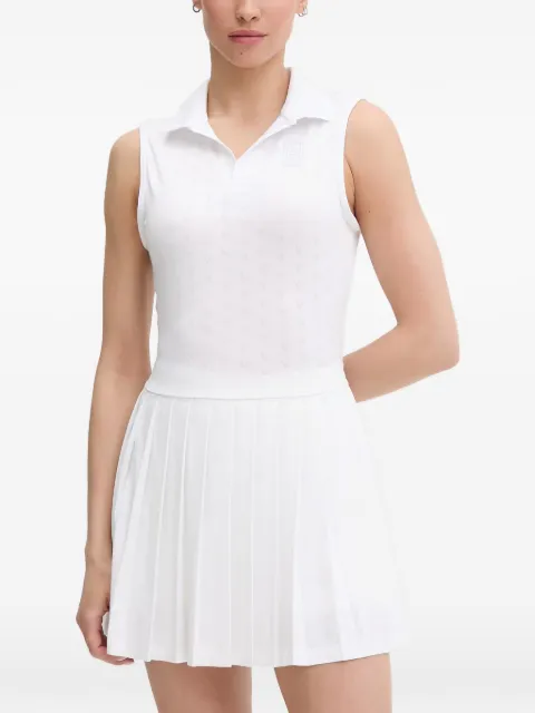 Lacoste pleated sleeveless mini dress