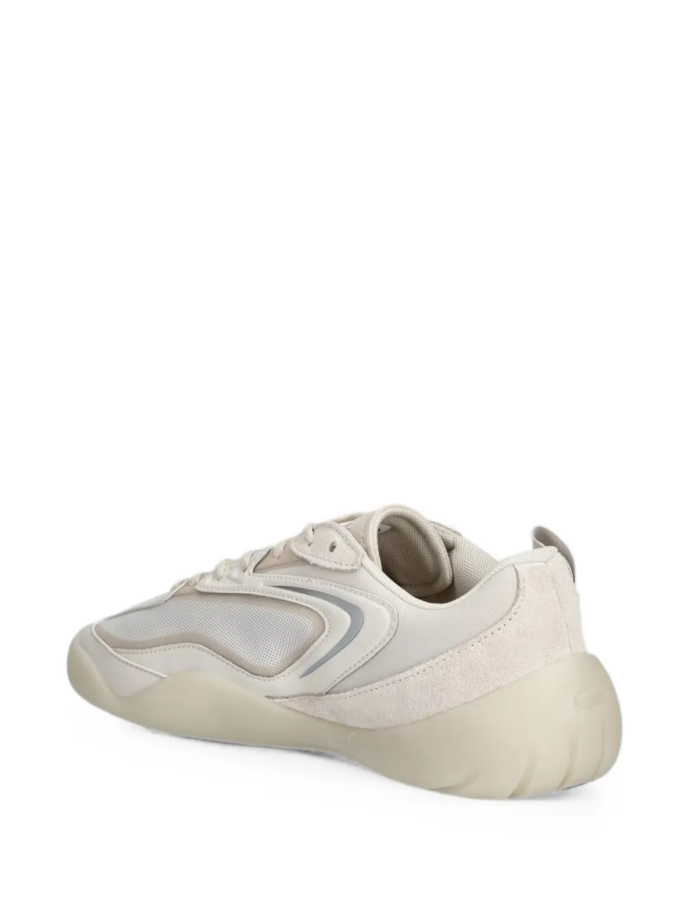 Lacoste Side Low panelled mesh sneakers Beige