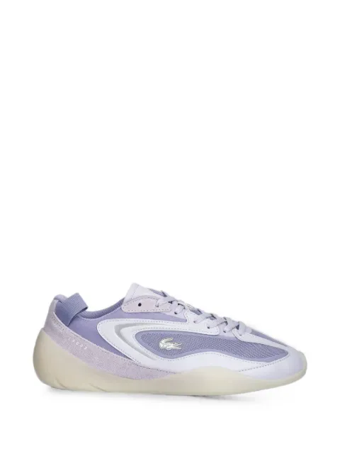 Lacoste logo-plaque panelled sneakers