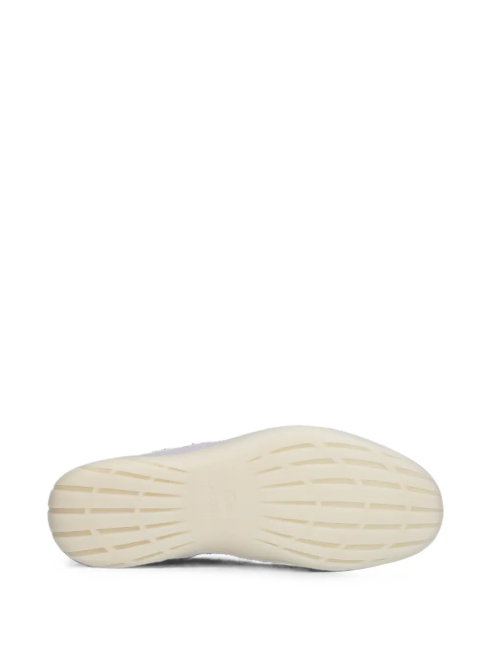 Lacoste logo-plaque panelled sneakers Paars