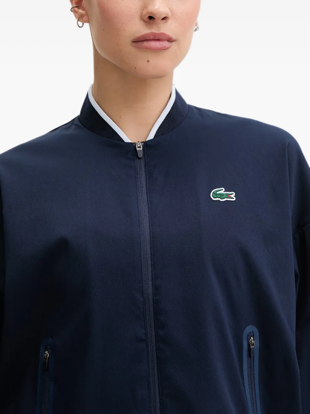 Lacoste Jack met logopatch Blauw