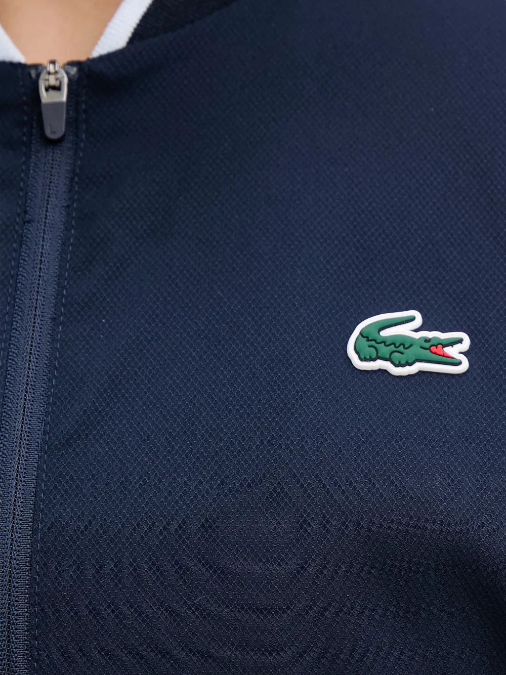 Lacoste Jack met logopatch Blauw
