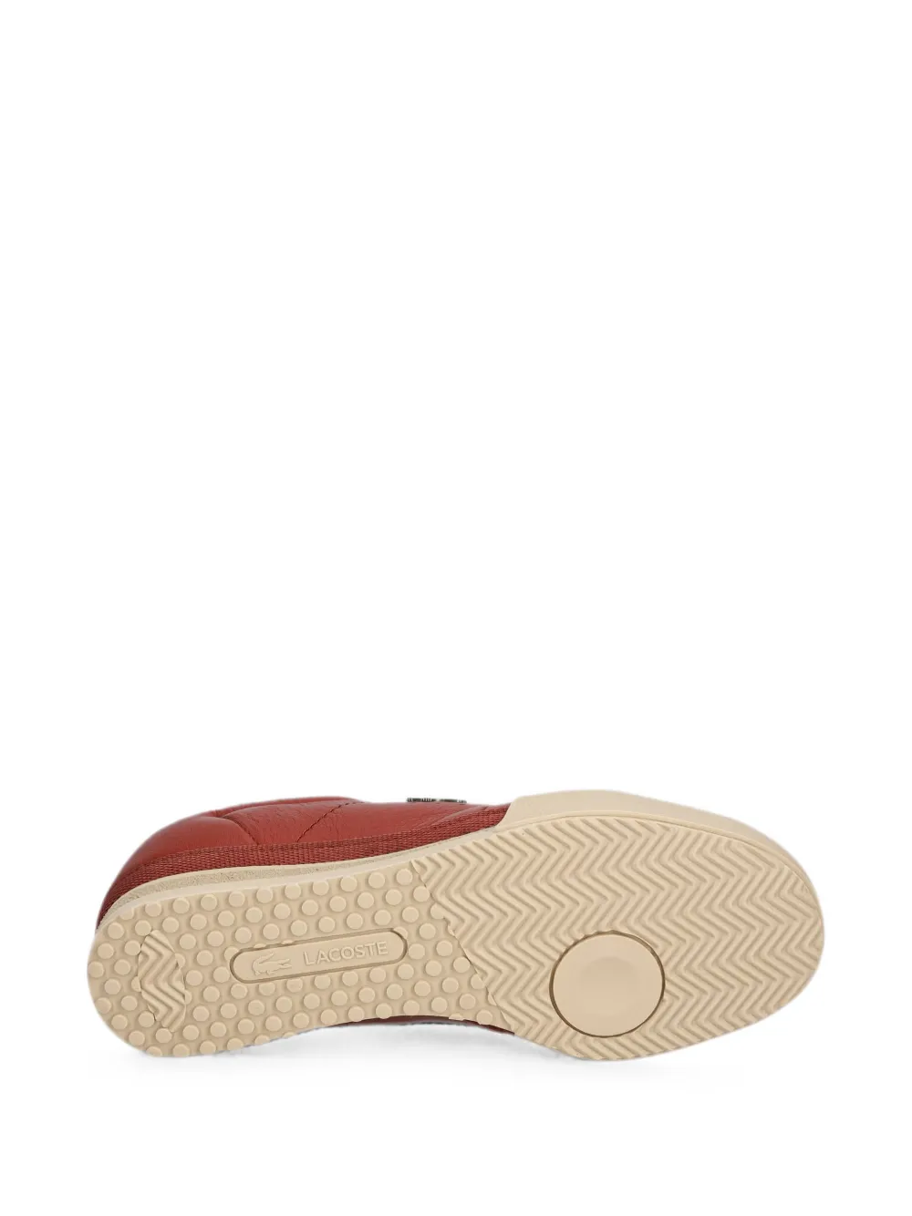 Lacoste Aura leren sneakers Oranje