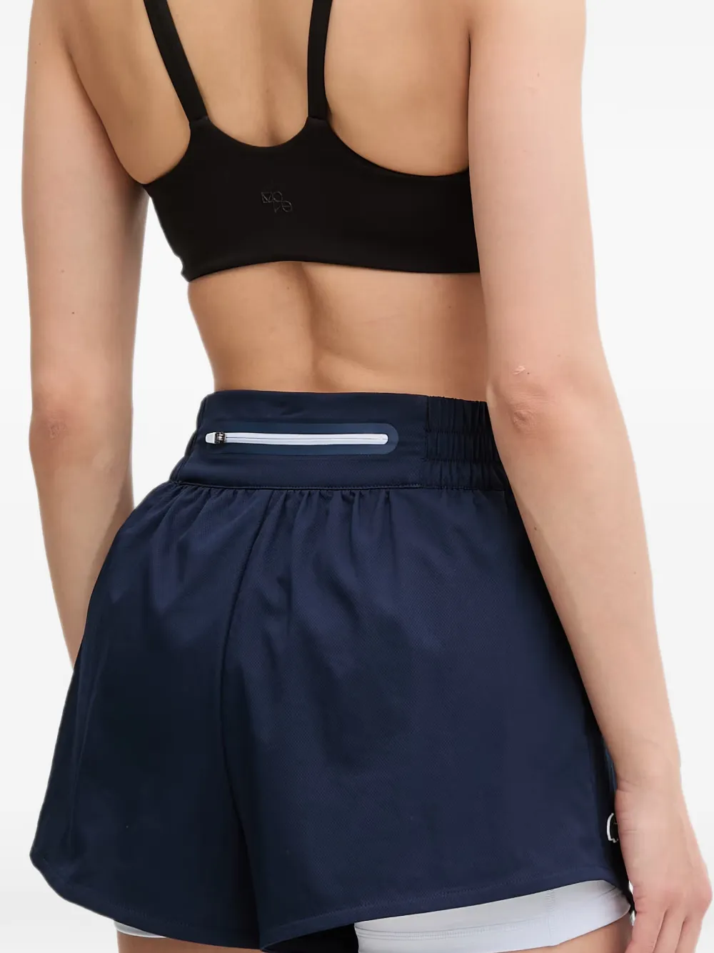 Lacoste Shorts met logopatch Blauw