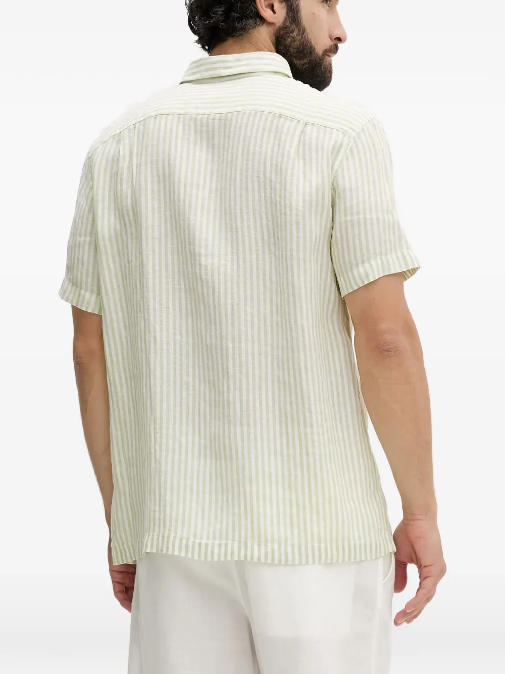 Lacoste Gestreepte overhemd Groen
