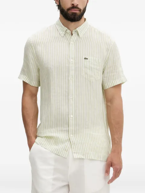 Lacoste striped short-sleeve shirt