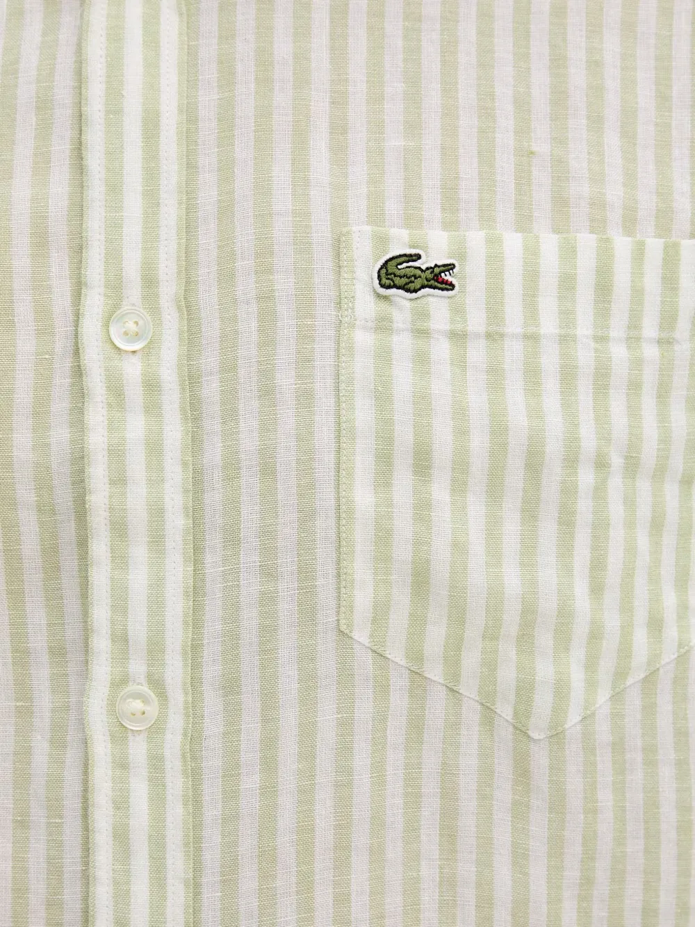 Lacoste Gestreepte overhemd Groen