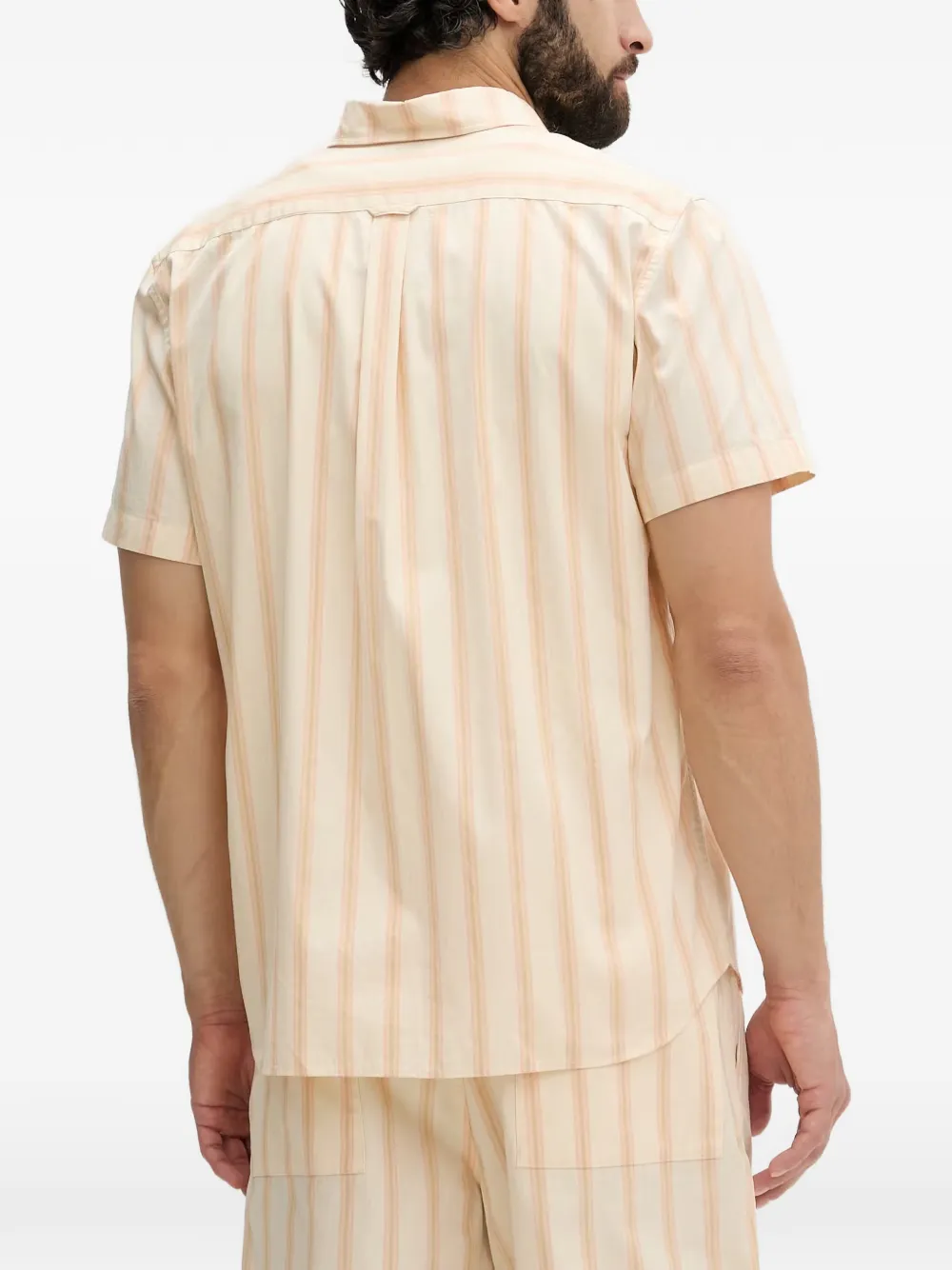 Lacoste Gestreepte overhemd Beige