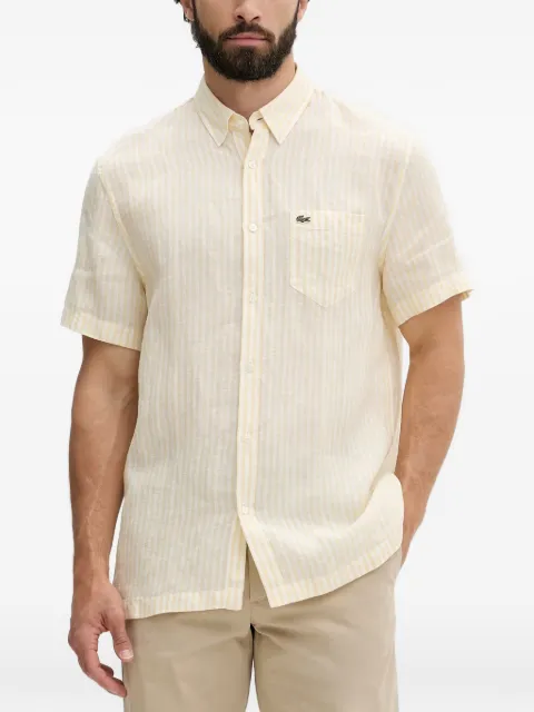 Lacoste striped short-sleeve shirt