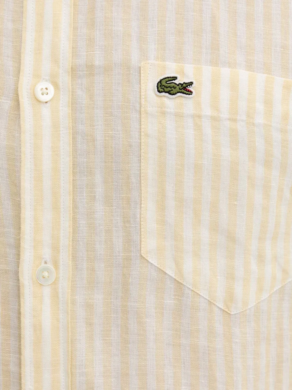 Lacoste Gestreepte overhemd Geel