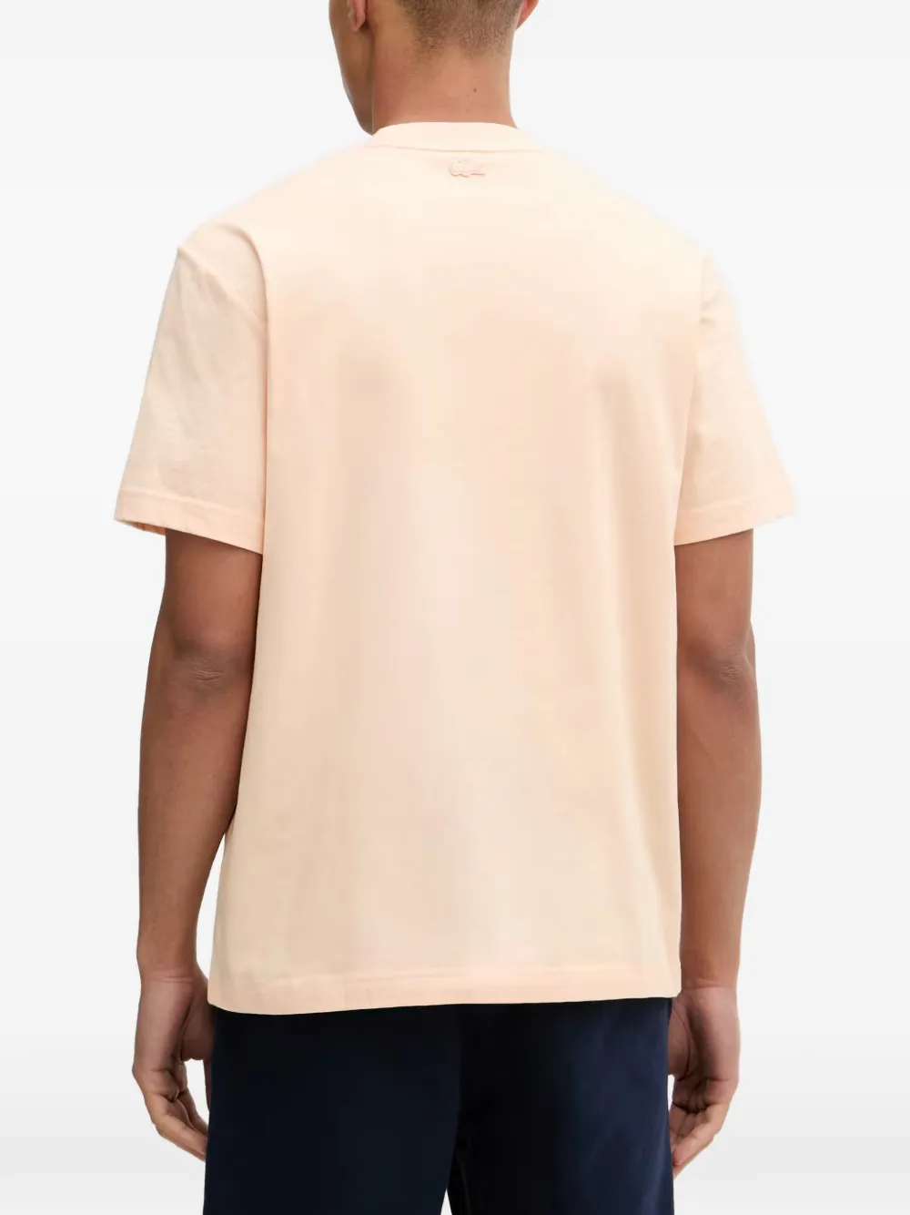Lacoste T-shirt met logoprint Roze