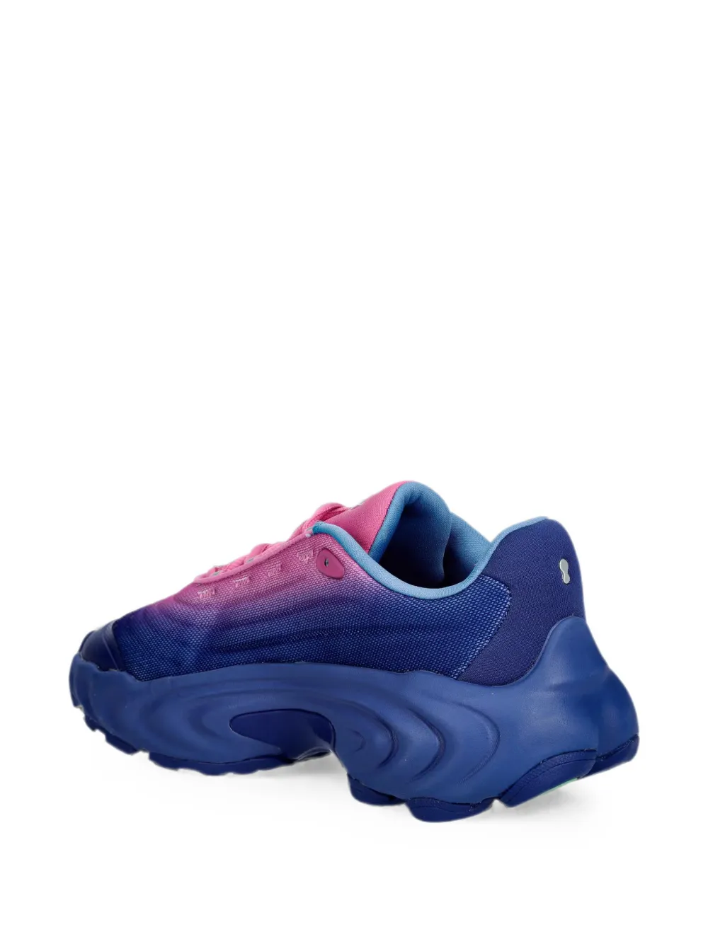 Lacoste Spinor gradient-effect logo-patch sneakers Blauw