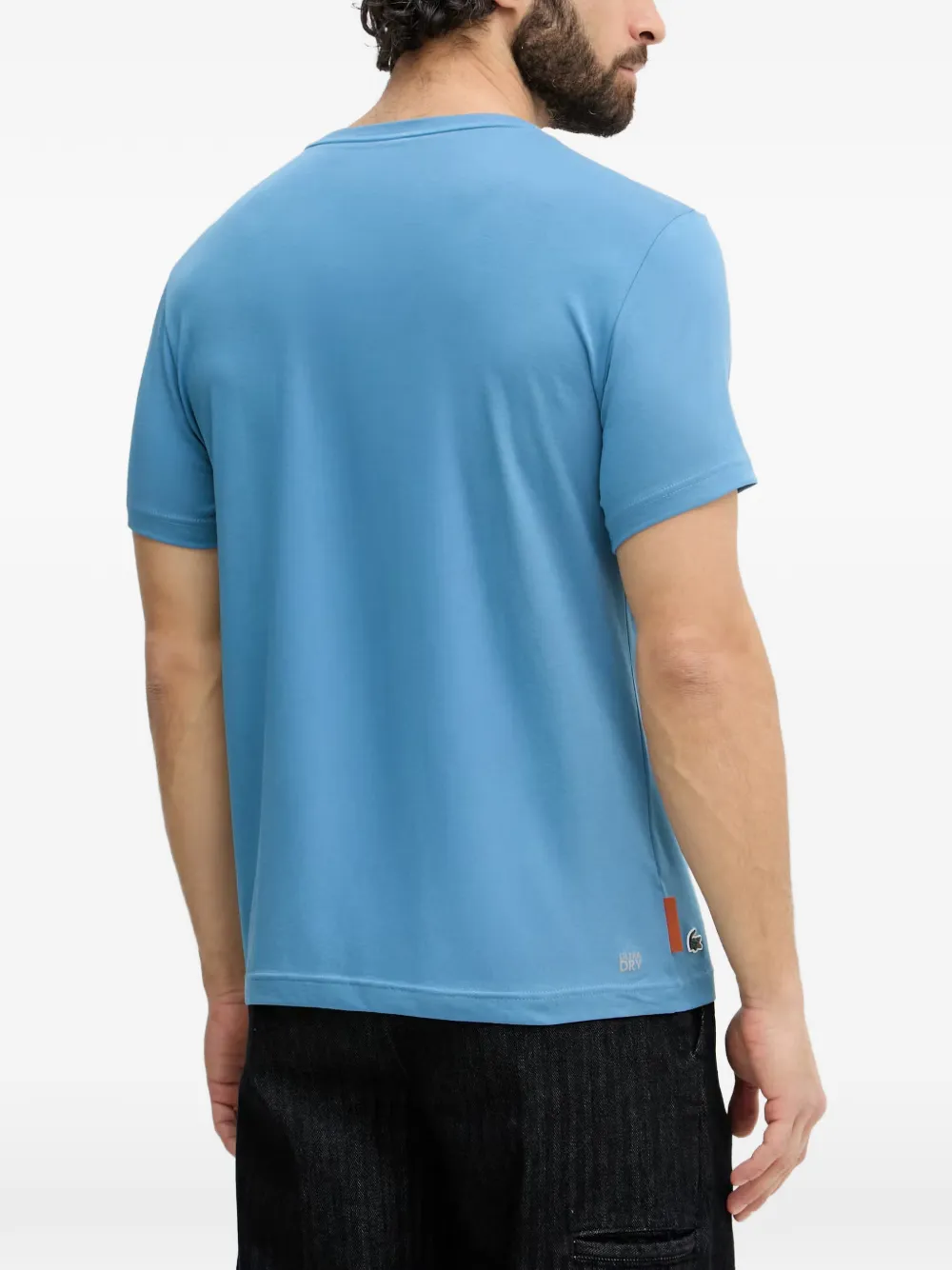 Lacoste Roland-Garros T-shirt met logoprint Blauw