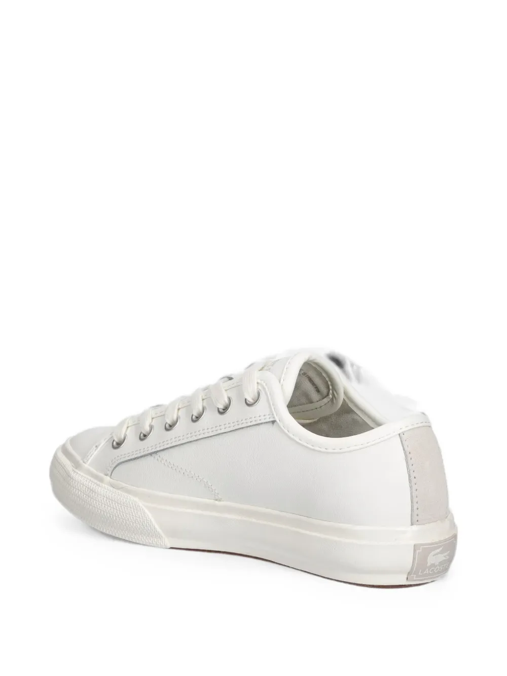 Lacoste Backcourt logo-patch lace-up sneakers Wit