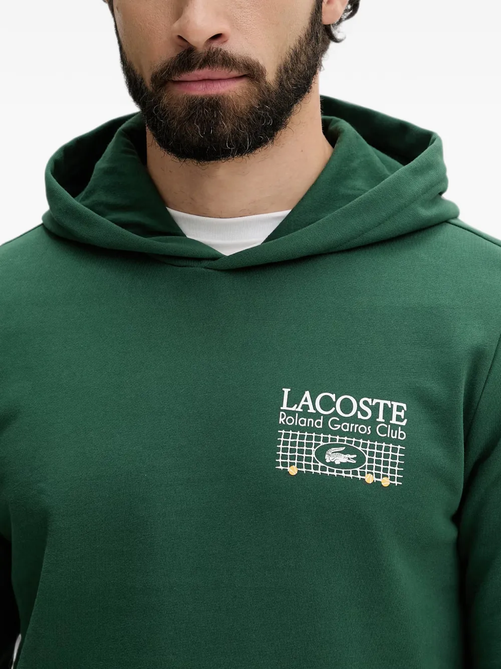 Lacoste Roland-Garros hoodie Groen