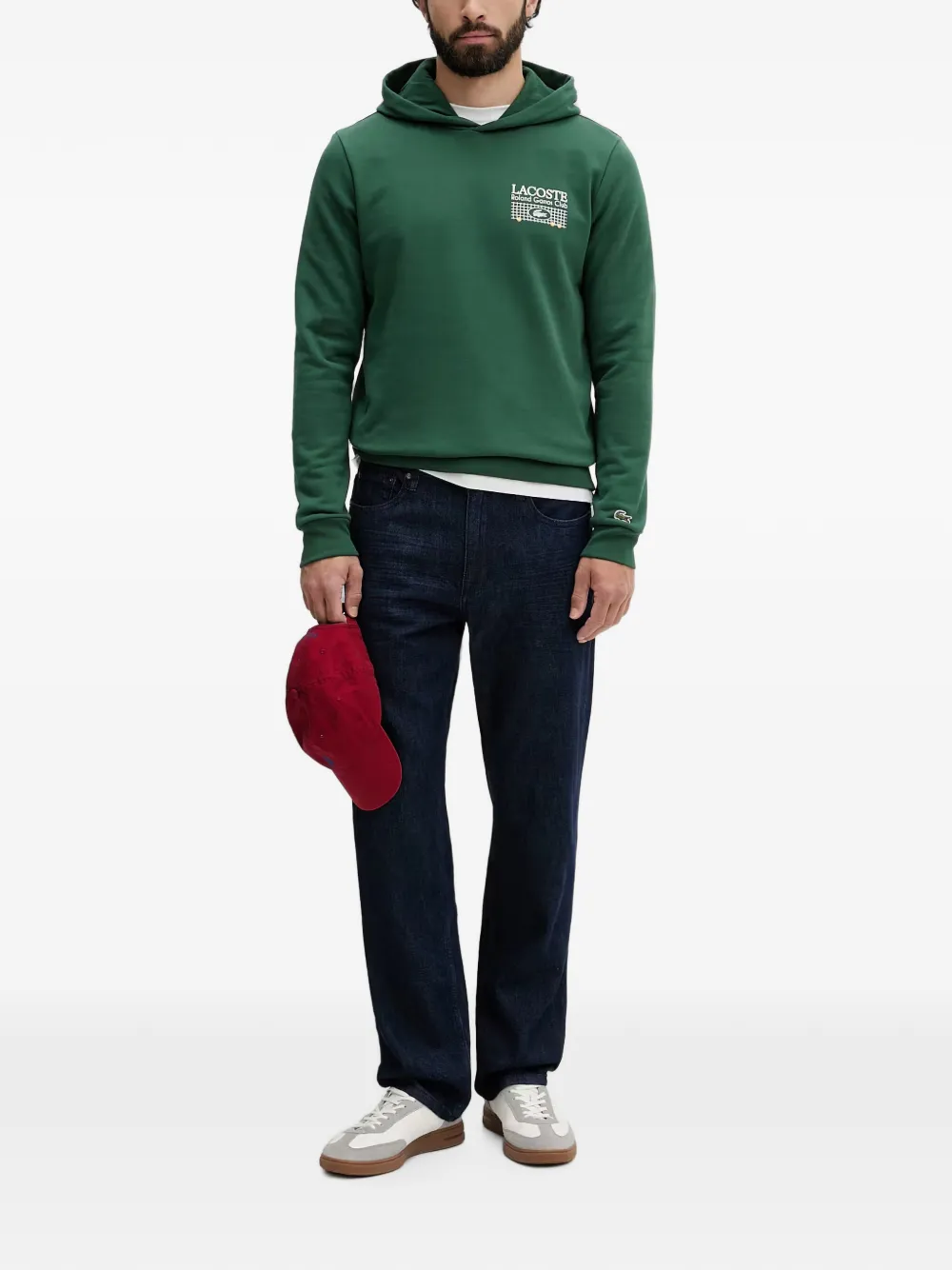 Lacoste Roland-Garros hoodie Groen