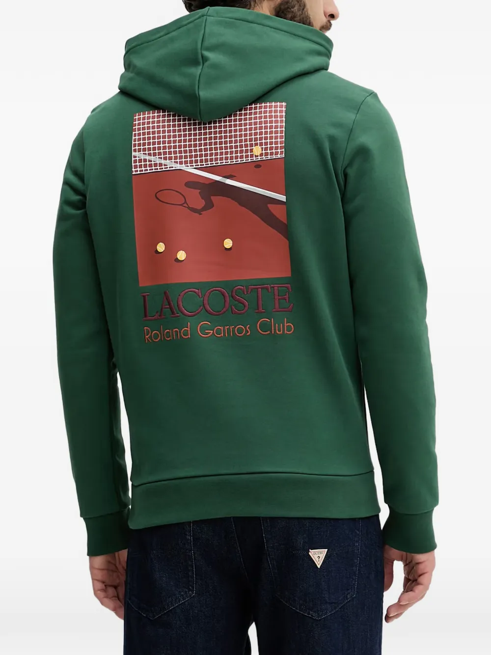 Lacoste Roland-Garros hoodie Groen