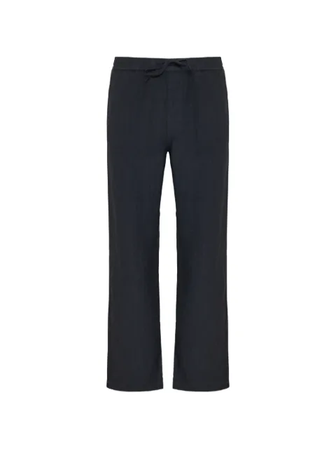 120% Lino drawstring-waist linen trousers