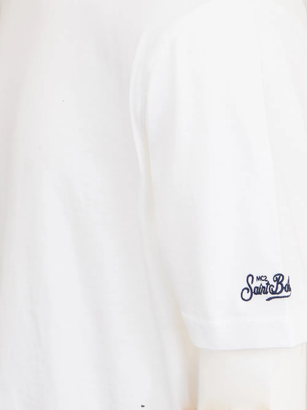 MC2 Saint Barth T-shirt met borduurwerk Wit