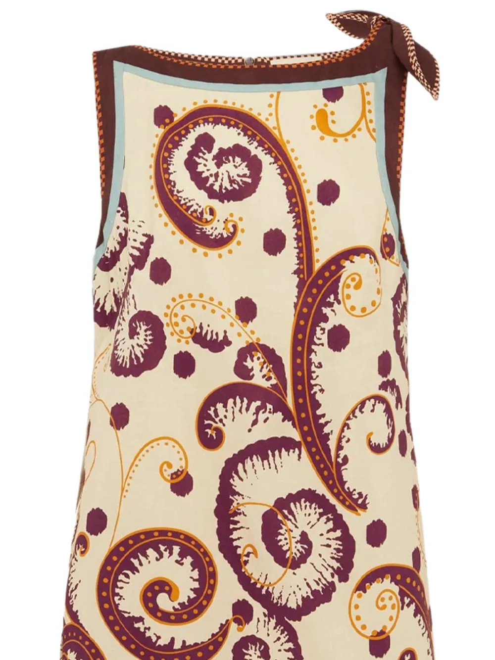 ALEMAIS Wilson mini-jurk Beige