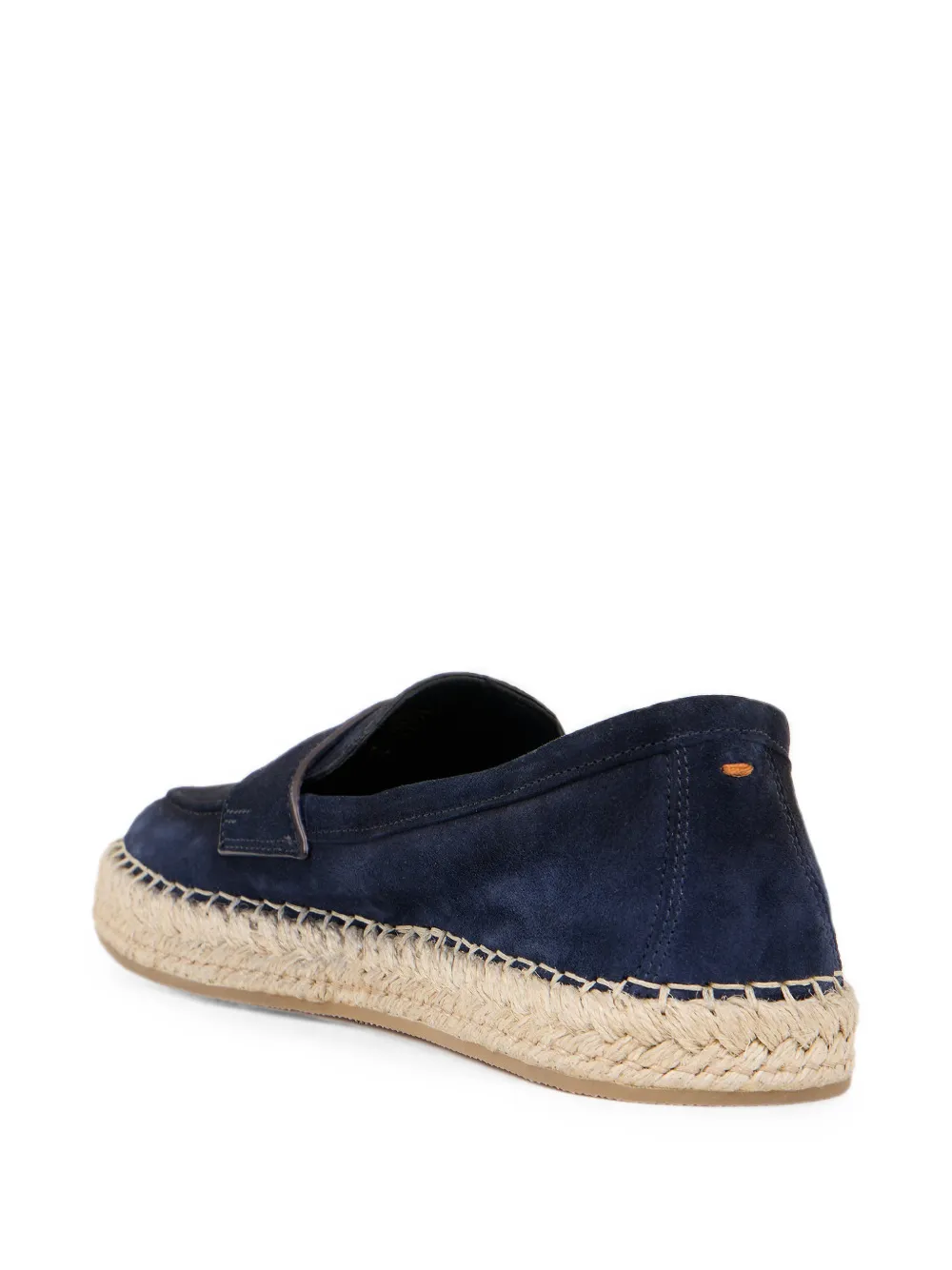 Santoni suede slip-on espadrilles Blauw