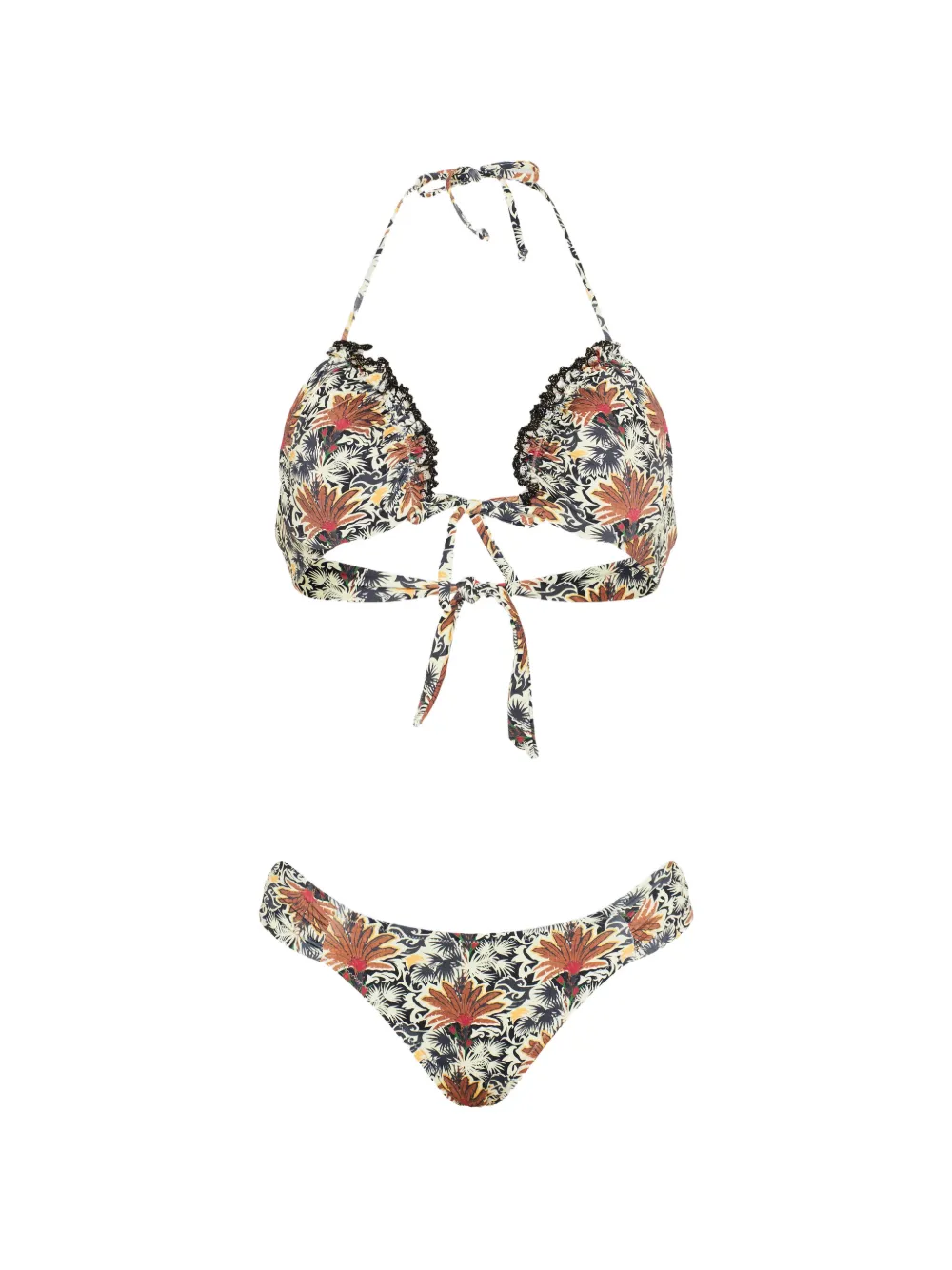 Anjuna Tropic floral-print bikini - Verde