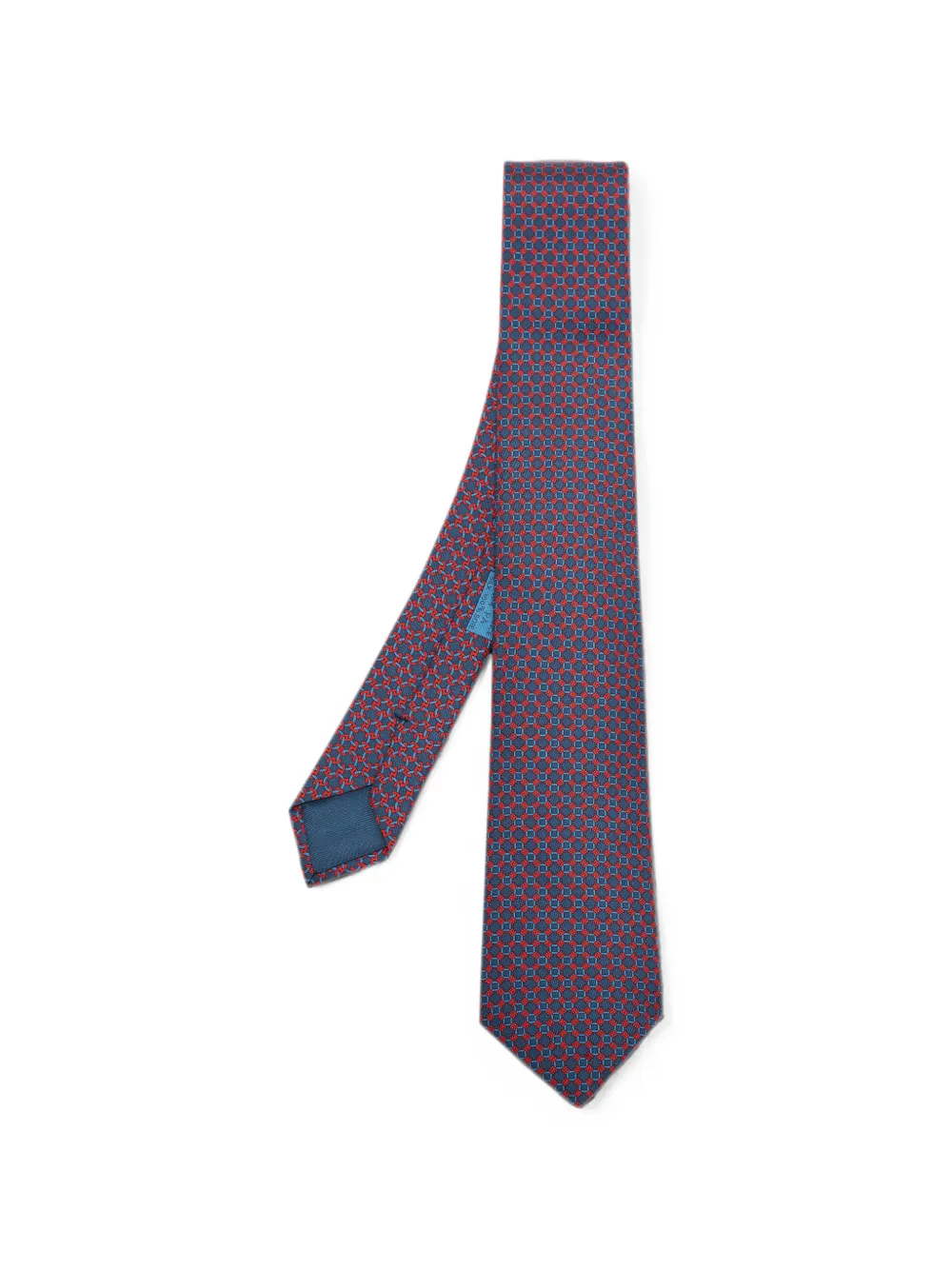 Hermès Pre-Owned AT'H Twillbi silk tie - Blu