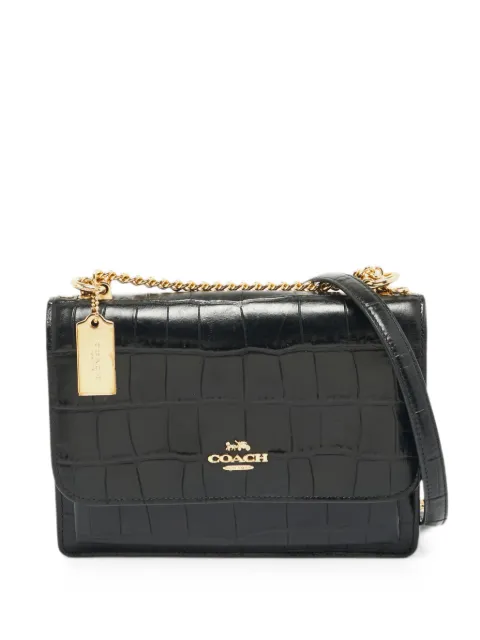 Coach Vintage Klare croc-embossed crossbody bag