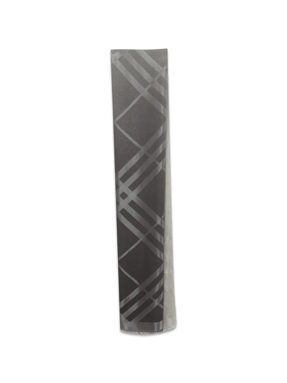 Burberry Pre-Owned ombre check shawl - Grigio