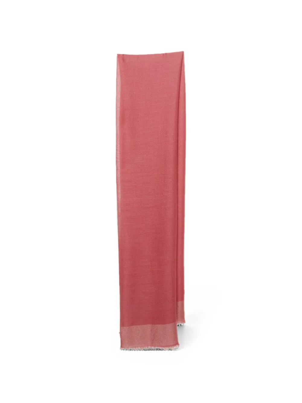 Loro Piana Pre-Owned fringed-edge scarf - Rosa