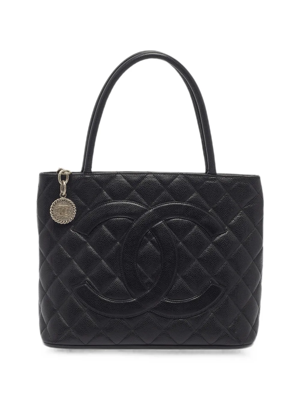 CHANEL Pre-Owned 2000-2002 Medallion quilted tote bag - Nero
