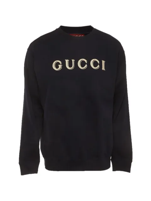 Gucci Pre-Owned logo-embroidered sweatshirt