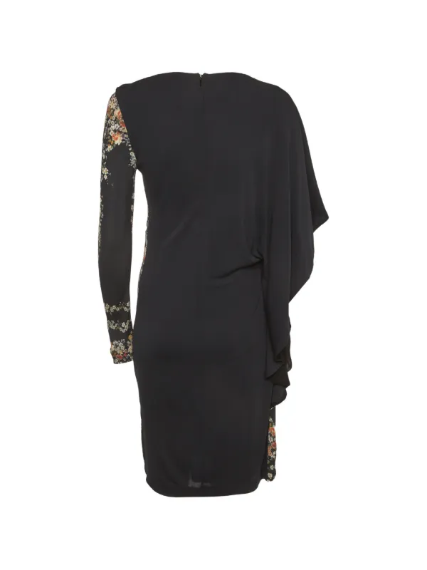 roberto cavalli vintage dress for Just Cavalli Fleur Brocade Mermaid  Recess 2002 Roberto Cavalli Black Leather
