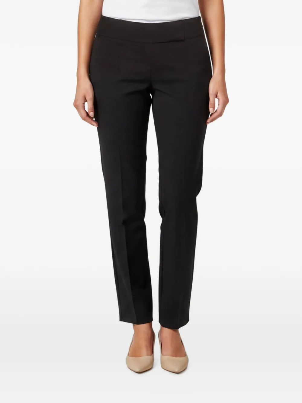 BOSS straight-leg trousers - Schwarz