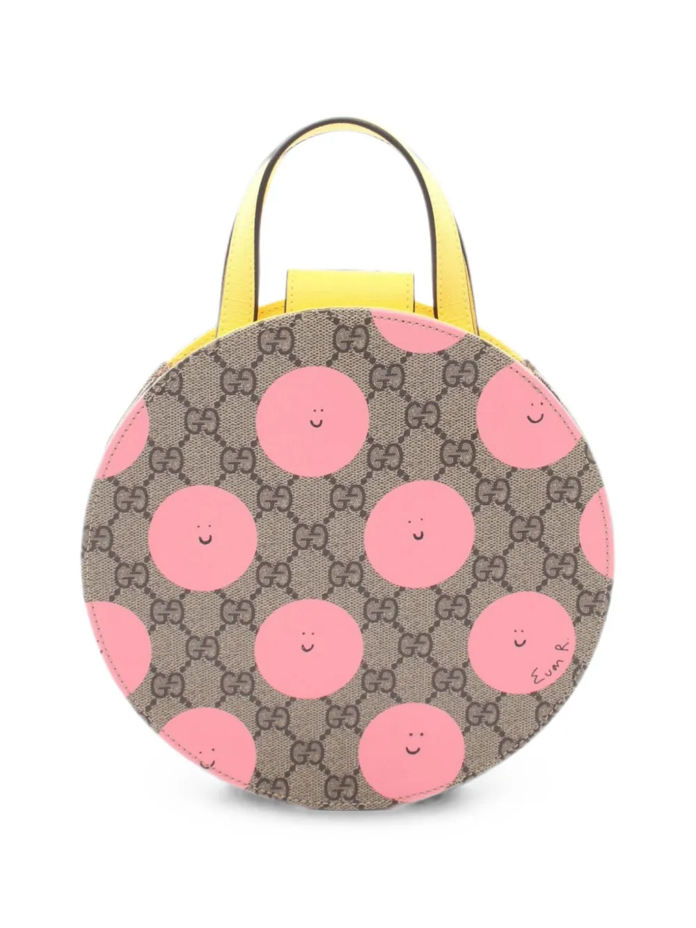 Gucci Pre-Owned 2010s GG Supreme smiley-print handbag - Toni neutri