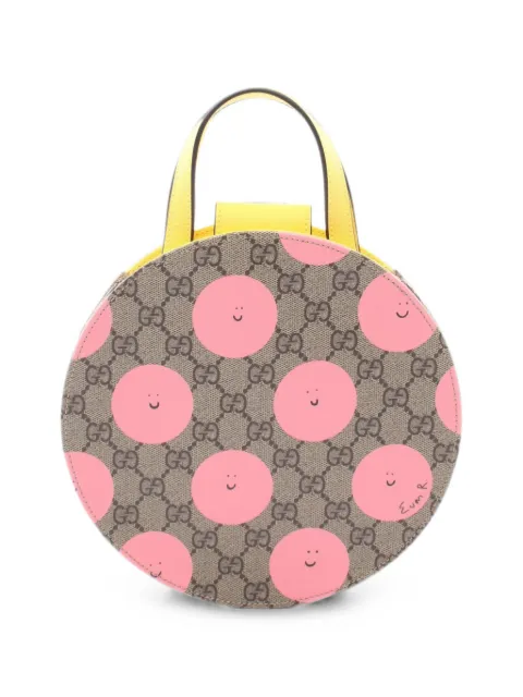 Gucci Pre-Owned 2010s GG Supreme smiley-print handbag