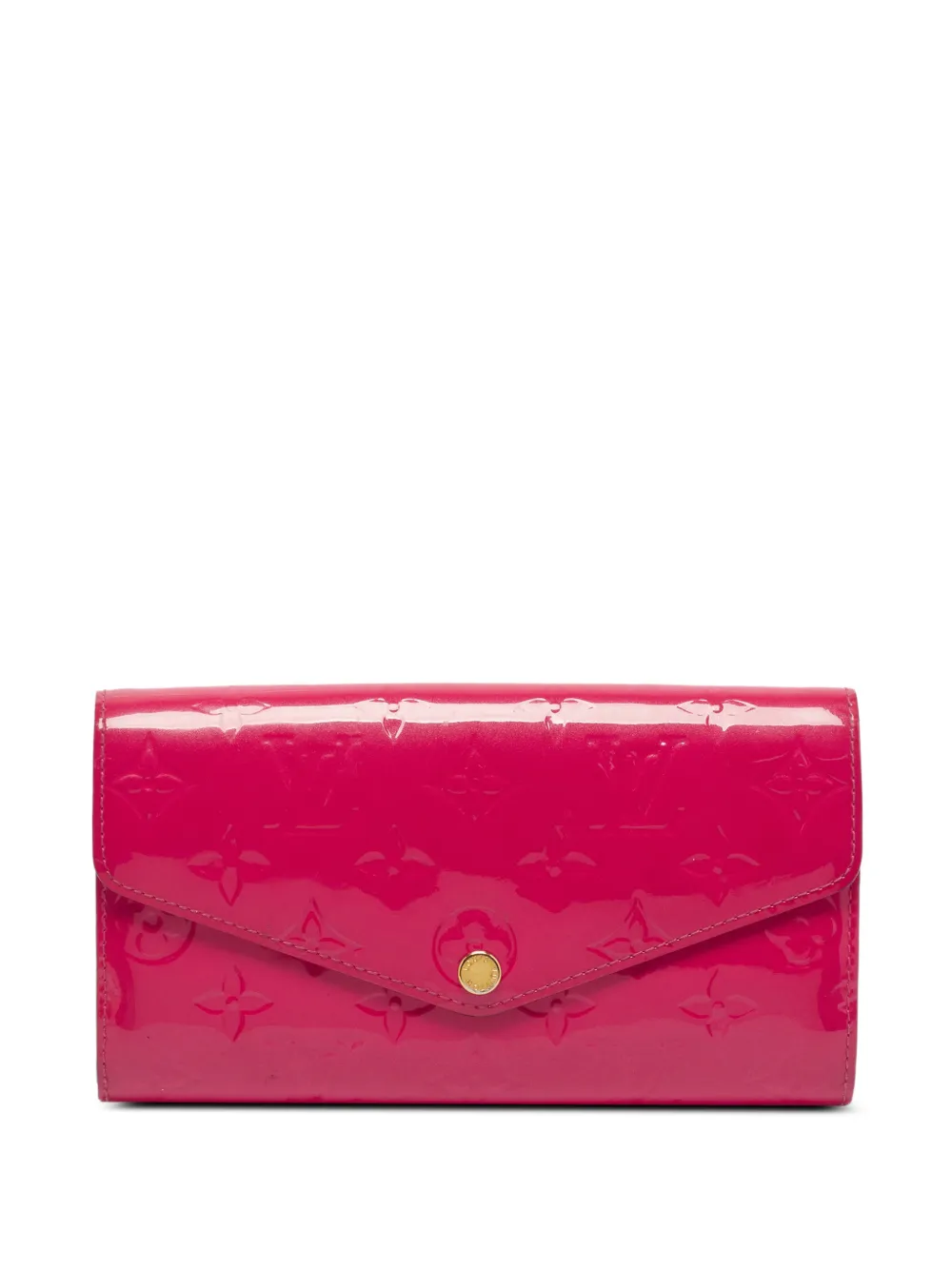 Louis Vuitton Pre-Owned Sarah Monogram Rose Pop Vernis wallet - Rosa