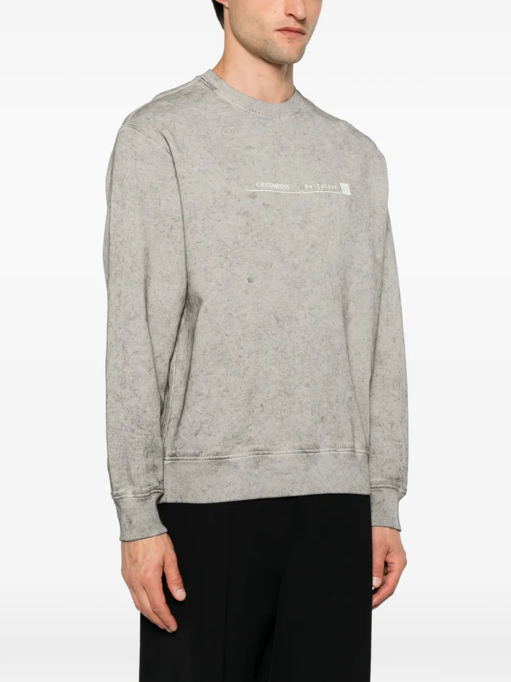 C.P. Company Sweater met logo-patroon Grijs