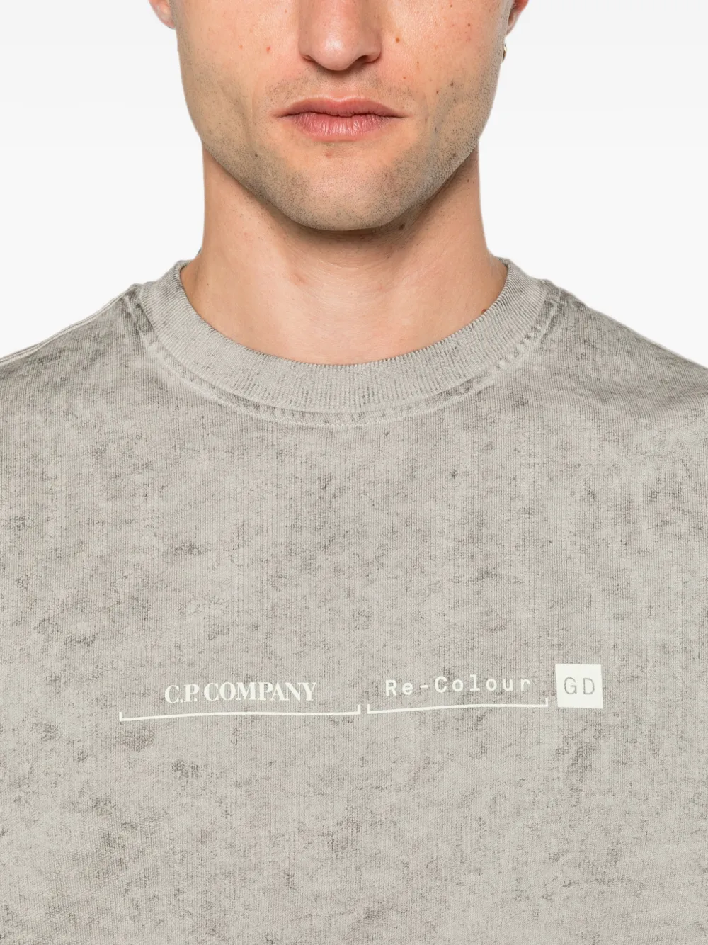 C.P. Company Sweater met logo-patroon Grijs
